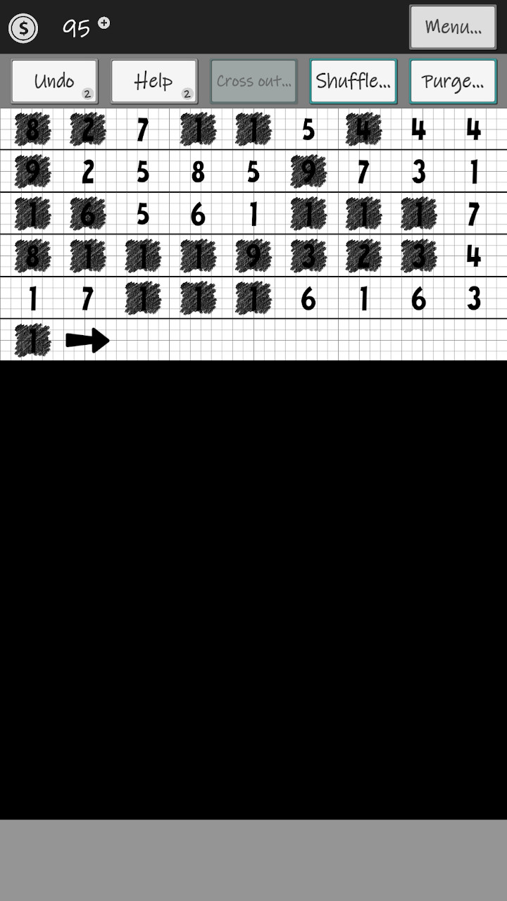 The Numzle puzzle grid screenshot